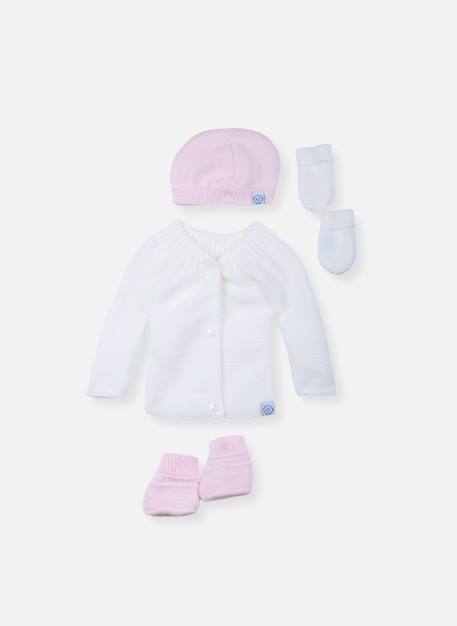 Lot maternité Blanc/blanc+Blanc/bleu layette+Blanc/gris+Blanc/moka+Blanc/rose layette 13 - vertbaudet enfant 