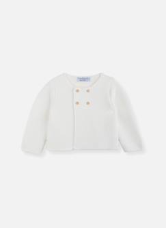 -Cardigan bébé 4 boutons coton bio