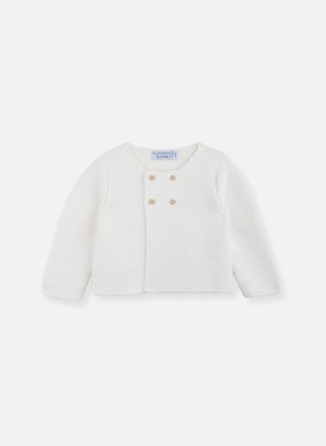 Cardigan bébé en coton biologique Citrouille (marsala)+Corail+Farine+Moutarde+Rose petunia 6 - vertbaudet enfant 