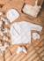 Lot maternité coton bio Blanc+Gris chiné+Rose chiné 3 - vertbaudet enfant 