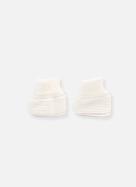 Bottons bébé Blanc+Gris 1 - vertbaudet enfant 