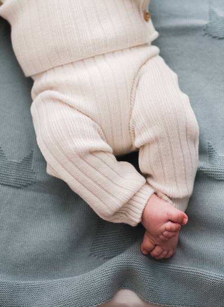 Combi short bébé en coton Bleu / ecru+Ecru / bleu+Ecru / fuchsia+Ecru / orange+Ecru / vert 10 - vertbaudet enfant 