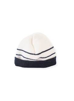 Bonnet à revers en laine bébé  - vertbaudet enfant