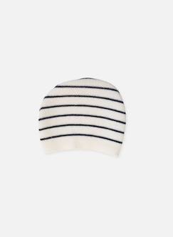 Bonnet en laine marinière bébé  - vertbaudet enfant