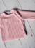 Brassière laine  mélangée Bleu clair+Bleu layette+Écru+Rose perle 15 - vertbaudet enfant 