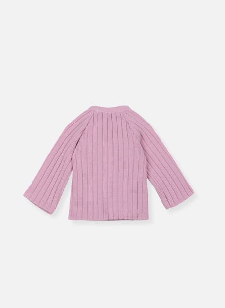 Brassière laine bébé Bleu clair+Bleu layette+Écru+Rose perle 14 - vertbaudet enfant 