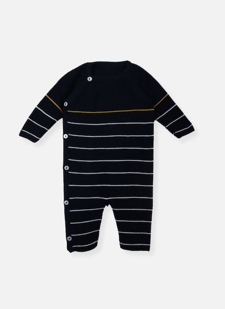 Combinaison bébé matière recyclée Noctune/coquelicot+Nocturne/curry+Pétunia/ecru 4 - vertbaudet enfant 