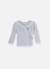 Brassière naissance à liens Blanc+Gris+Moutarde+Rose layette 3 - vertbaudet enfant 