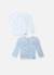 Lot de 2 brassières bébé Blanc / blanc+Blanc/bleu layette+Blanc/curry+Blanc/gris+Blanc/marine+Blanc/rose layette 3 - vertbaudet enfant 