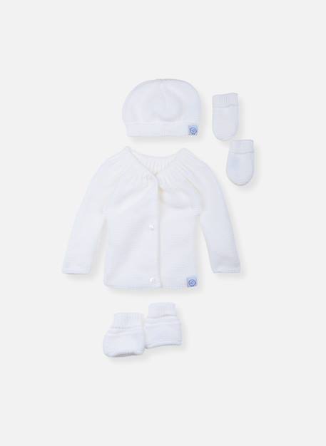 Lot maternité Blanc/blanc+Blanc/bleu layette+Blanc/gris+Blanc/moka+Blanc/rose layette 1 - vertbaudet enfant 