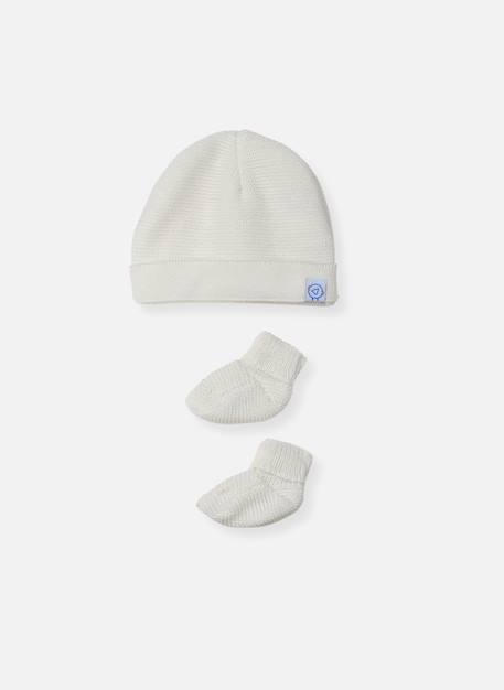 Mini trousseau de naissance - éco responsable Écru+Gris+Jungle+Nocturne+Pétunia 1 - vertbaudet enfant 