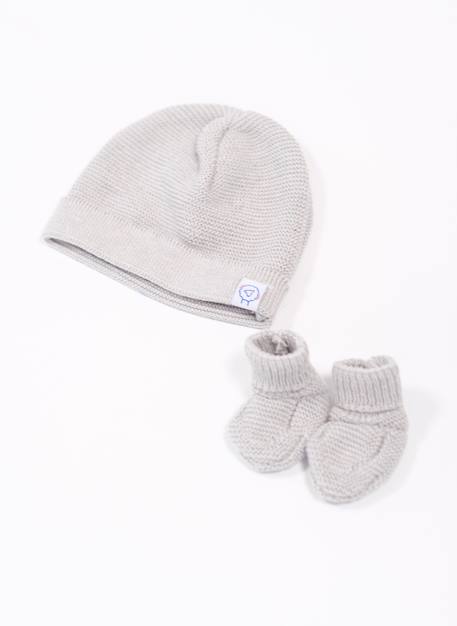 Mini trousseau de naissance - éco responsable Écru+Gris+Jungle+Nocturne+Pétunia 4 - vertbaudet enfant 