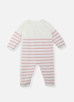 Combinaison bébé marinière  - vertbaudet enfant