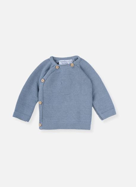Brassière en coton bébé Blanc+Bleu danube+Bleu orage+Bouton de rose 9 - vertbaudet enfant 