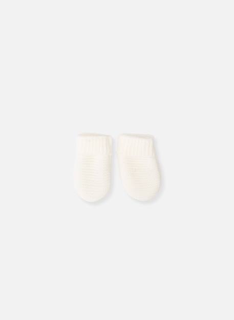 Moufles en tricot bébé Blanc+Marine+Rose layette 1 - vertbaudet enfant 