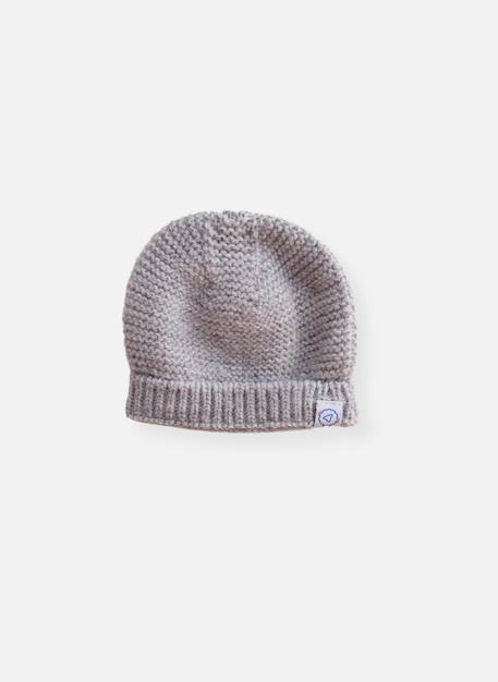 Bonnet bébé - cocoon Écru+Gris 3 - vertbaudet enfant 