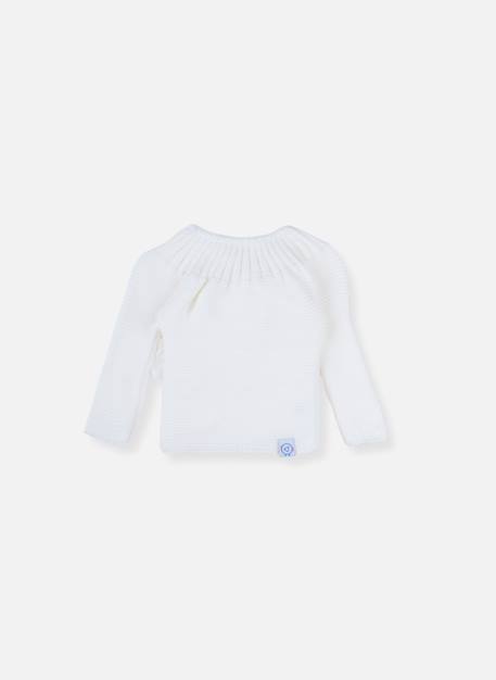 Brassière naissance à liens Blanc+Gris+Moutarde+Rose layette 2 - vertbaudet enfant 
