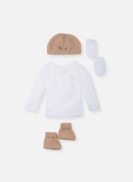 Lot maternité Blanc/blanc+Blanc/bleu layette+Blanc/gris+Blanc/moka+Blanc/rose layette 11 - vertbaudet enfant 