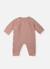 Combinaison bébé nid d'abeille Blanc+Bleu tradewinds+Rose misty 6 - vertbaudet enfant 