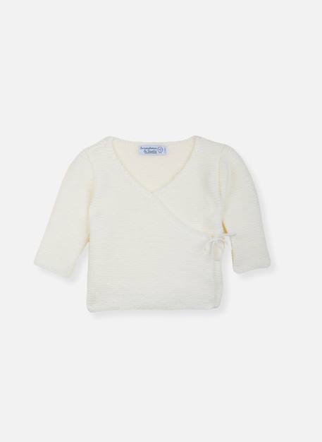 Brassière bébé - cocoon Écru+Écru+Gris 1 - vertbaudet enfant 