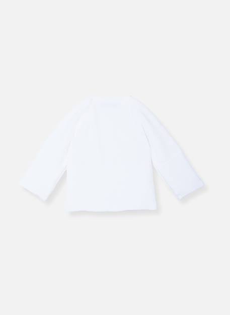 Brassière en coton bébé Blanc+Bleu danube+Bleu orage+Bouton de rose 2 - vertbaudet enfant 