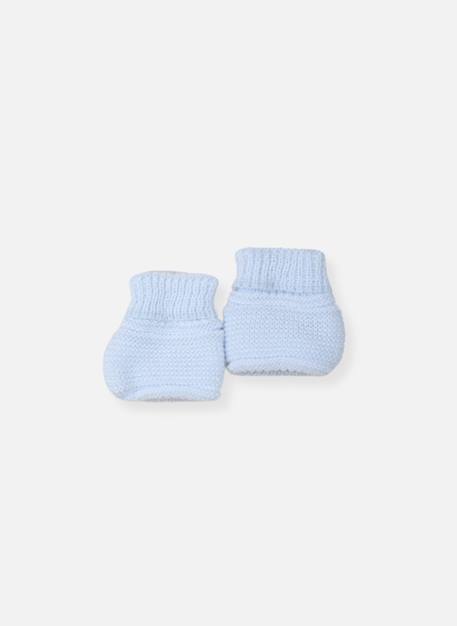 Bottons bébé Blanc+Bleu layette+Gris 4 - vertbaudet enfant 