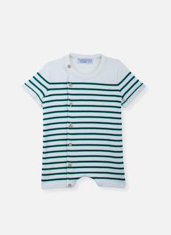 Combi short bébé en coton  - vertbaudet enfant