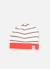 Bonnet bébé à revers Blanc+Écru à rayures marines+Ecru/marine/coquelicot+Ecru/marine/curry+Marine+Pétunia 6 - vertbaudet enfant 