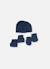 Ensemble naissance bonnet, moufles et chaussons Blanc+Bleu layette+Gris+Marine+Rose 8 - vertbaudet enfant 