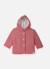 Manteau bébé à capuche en tricot Curry+Ecru rayé marine+Marine rayé écru+Pétunia 9 - vertbaudet enfant 