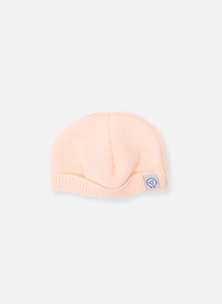 Bonnet naissance rond Blanc+Bleu layette+Gris+Rose layette+Rose poudre 11 - vertbaudet enfant 