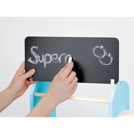 Marchande - Supermarché en bois avec accessoires Multicolore 6 - vertbaudet enfant 