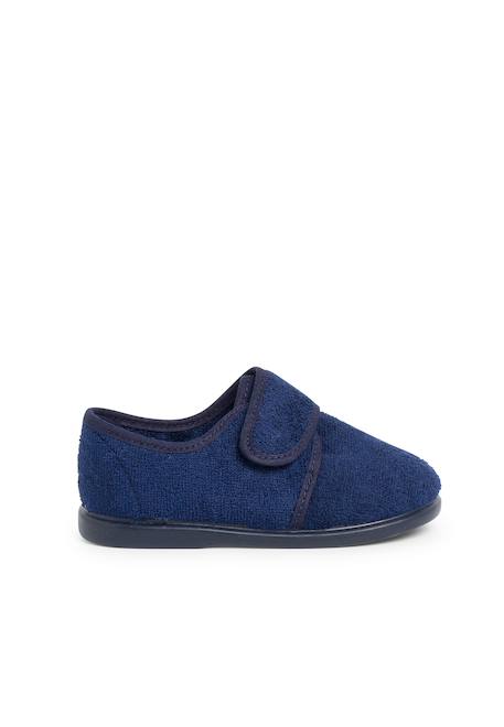 Chaussons enfant à scratch Bleu marine+Rose+Rouge+Taupe 1 - vertbaudet enfant 