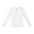 T-shirt  col claudine  à manches longues  sophia Blanc or 4 - vertbaudet enfant 