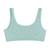 Brassière fille sans couture côtelée Bleu niagara+Bleu nuage 3 - vertbaudet enfant 