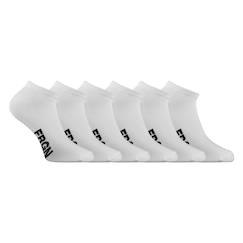 -Lot de 6 paires de chaussettes tiges courtes junior freegun blanc