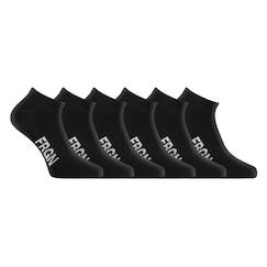 -Lot de 6 paires de chaussettes tiges courtes junior freegun noir
