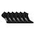 Lot de 6 paires de chaussettes tiges courtes junior freegun noir Blanc/noir 1 - vertbaudet enfant 
