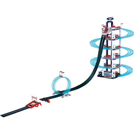 Circuit Ford garage 6 niveaux avec looping Multicolore 1 - vertbaudet enfant 