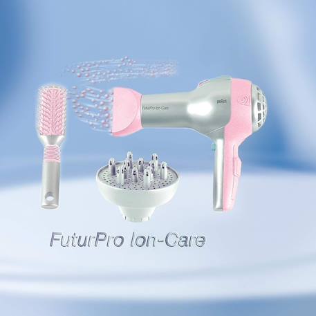 Sèche-cheveux braun Gris et rose 3 - vertbaudet enfant 