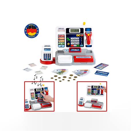 Caisse enregistreuse avec tablette amovible et fonction musicale Multicolore 4 - vertbaudet enfant 