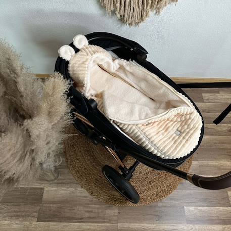 Chancelière d'hiver plushy cuban sand Ecru 6 - vertbaudet enfant 