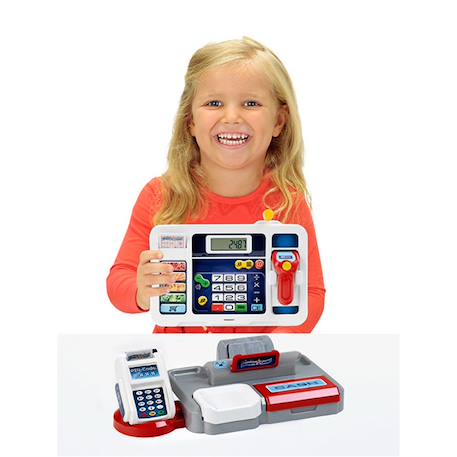 Caisse enregistreuse avec tablette amovible et fonction musicale Multicolore 5 - vertbaudet enfant 