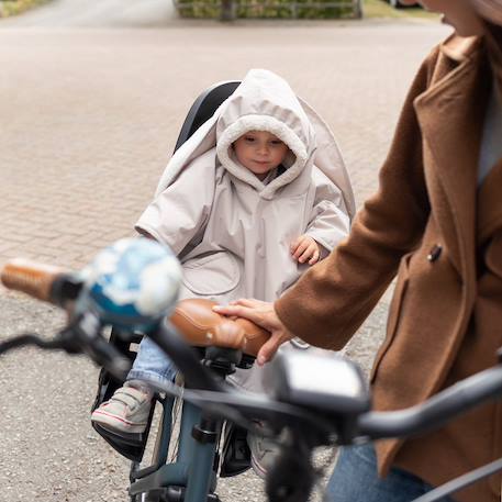 Poncho de voyage bébé pour siège auto - au chaud sous la pluie Carmin+Choco+Green+Hibiscus+Horizon+Jaune+Natural+Navy+Neutral+Plum 50 - vertbaudet enfant 