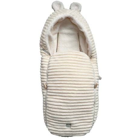 Chancelière d'hiver plushy cuban sand Ecru 1 - vertbaudet enfant 