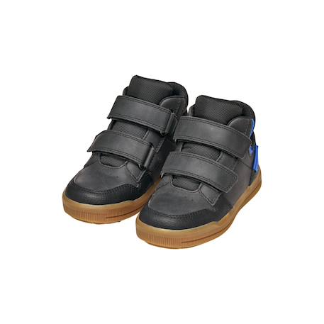 Baskets montantes  à scratch Marine avio+Noir royal 9 - vertbaudet enfant 
