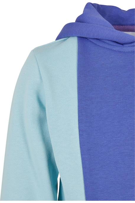 Sweat à capuche coton Bleu océan / bleu barbeau / bleu 3 - vertbaudet enfant 
