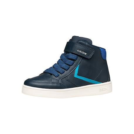 Baskets montantes à scratch Marine bleu clair 2 - vertbaudet enfant 