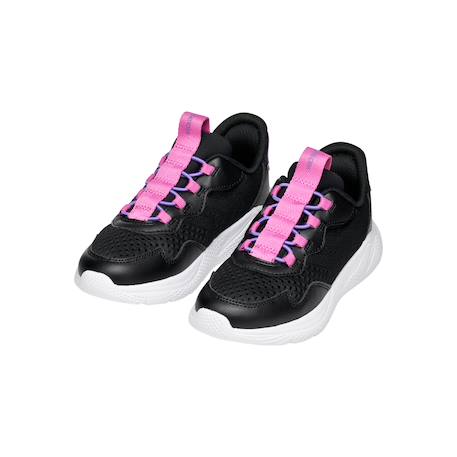 Baskets basses à lacets Noir fuschia 3 - vertbaudet enfant 