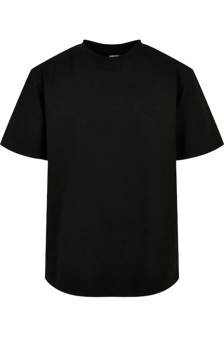 T-shirt coton Noir+Vert bouteille 1 - vertbaudet enfant 